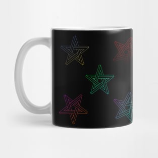 Imposible stars, colorful spectral radiant design Mug